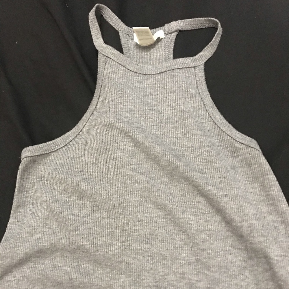 Light grey halter top